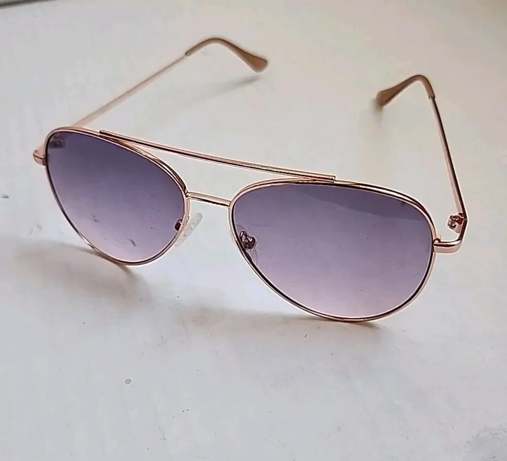 Kenneth Cole Reaction Mens Sunglass Gold Metal Aviator, Gradient Lens KC1386 28T